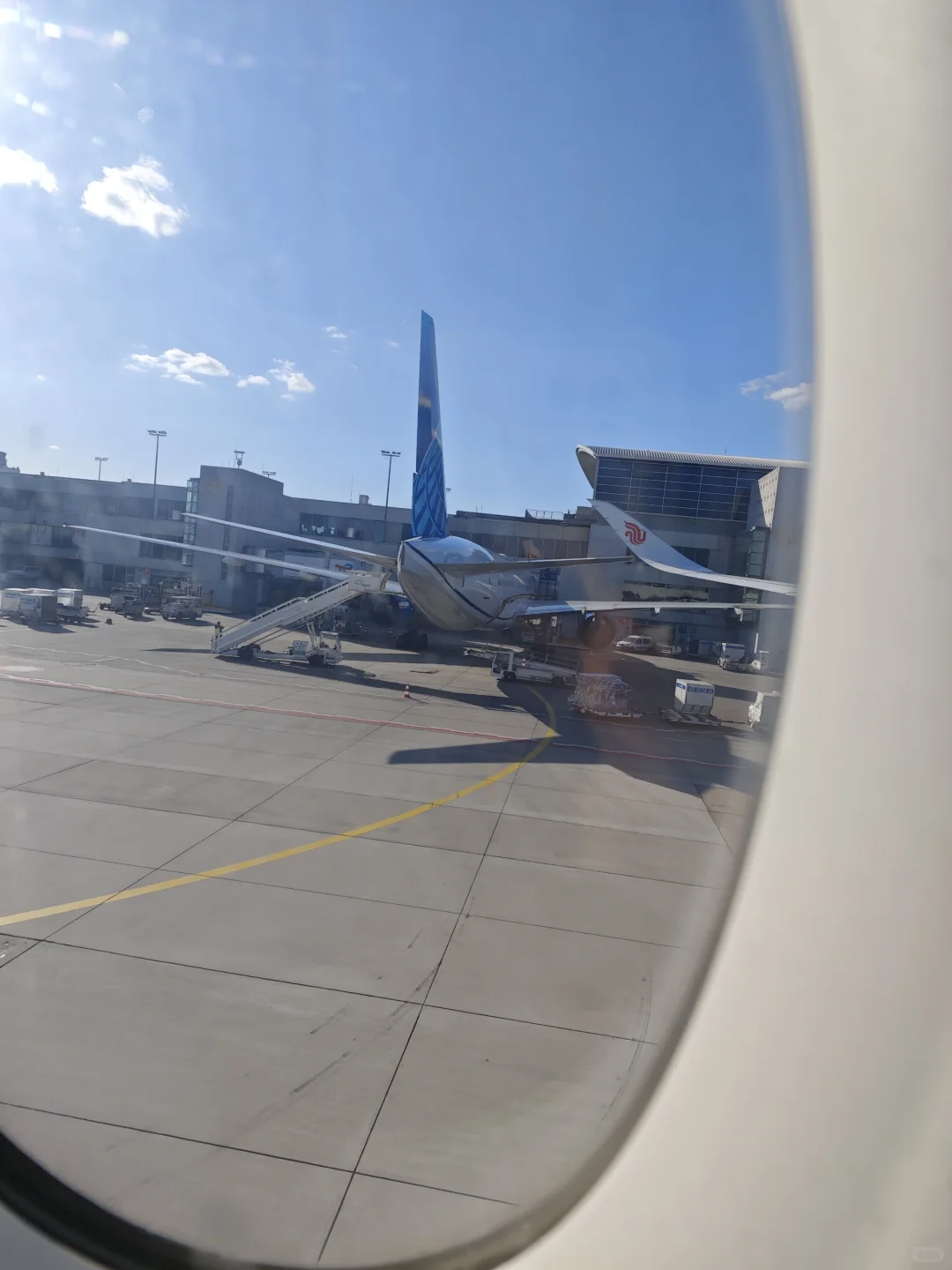 坐到了小时候向往的大飞机