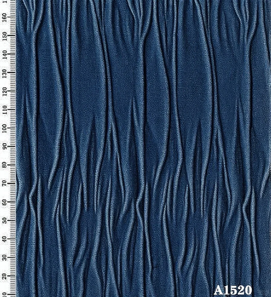 牛仔折皱压花面料你见过多少？设计师灵感！