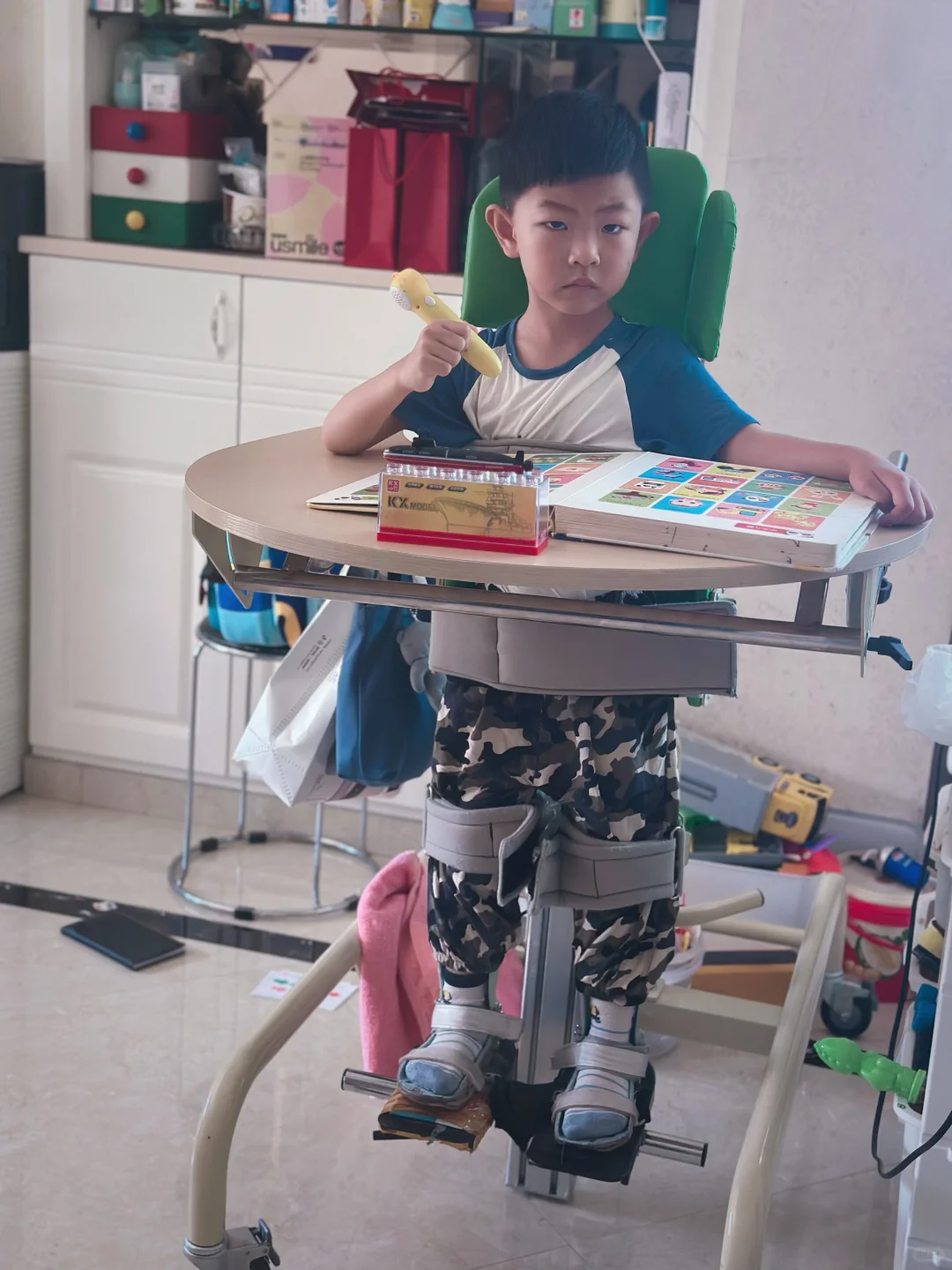 小闪的日常站床训练