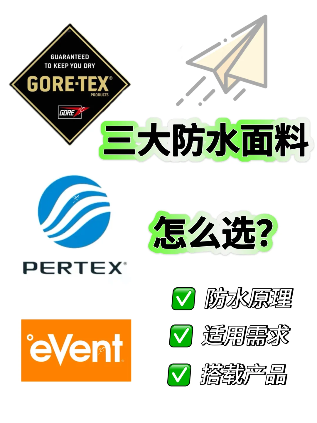 三大防水面料怎么选？