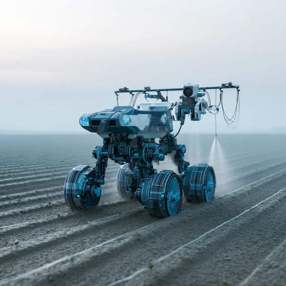 ✨未来农业浇灌机器人可能长这样