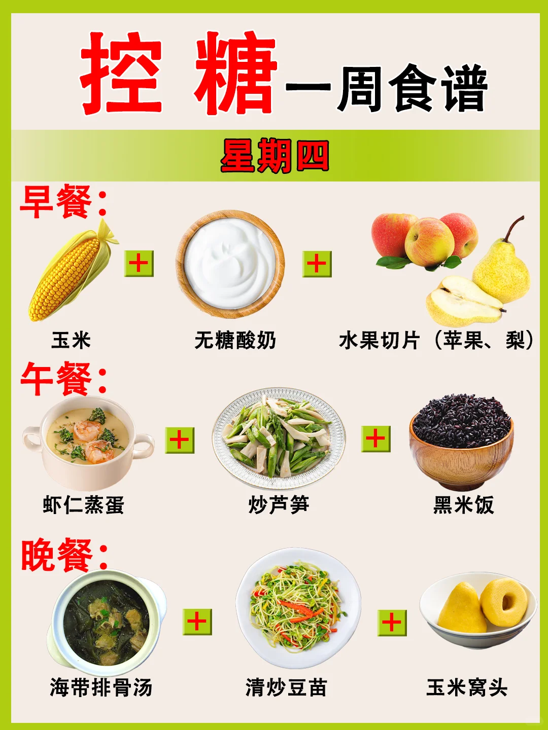 控糖饮食法减脂餐打卡减脂期吃什么健康养生