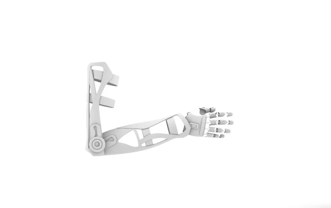 犀牛建模——康复患者用的智能机械手，护膝