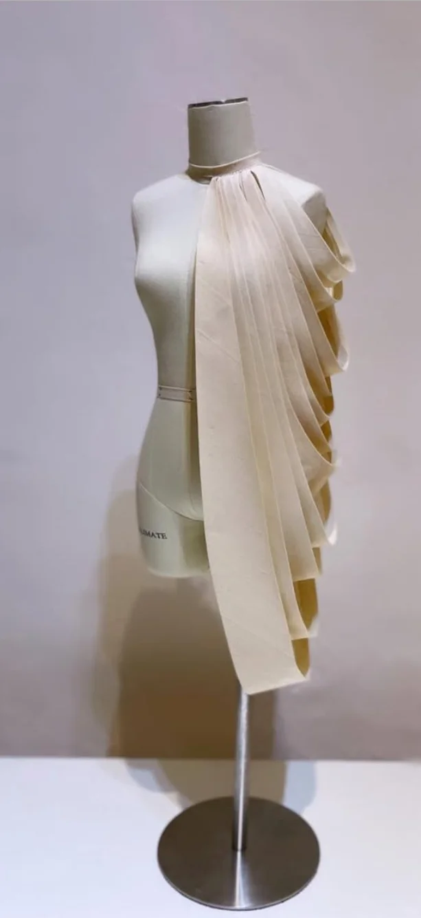 立体剪裁练习｜褶皱与体积