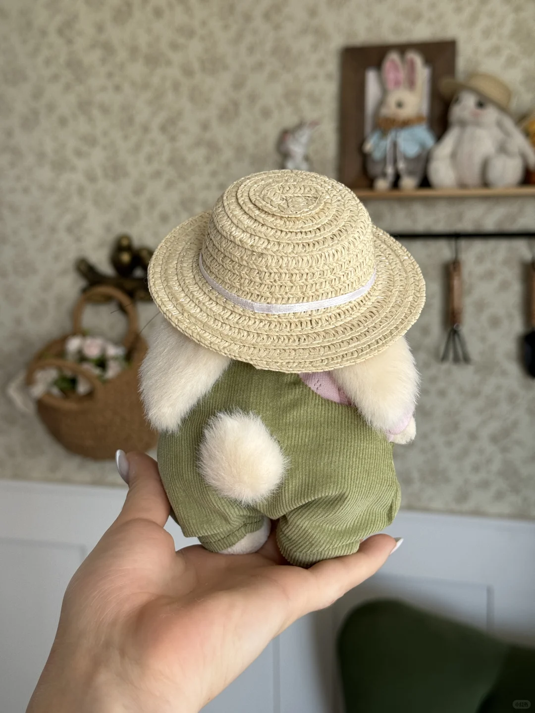 ???‍? 泰迪兔園丁15cm手工製作