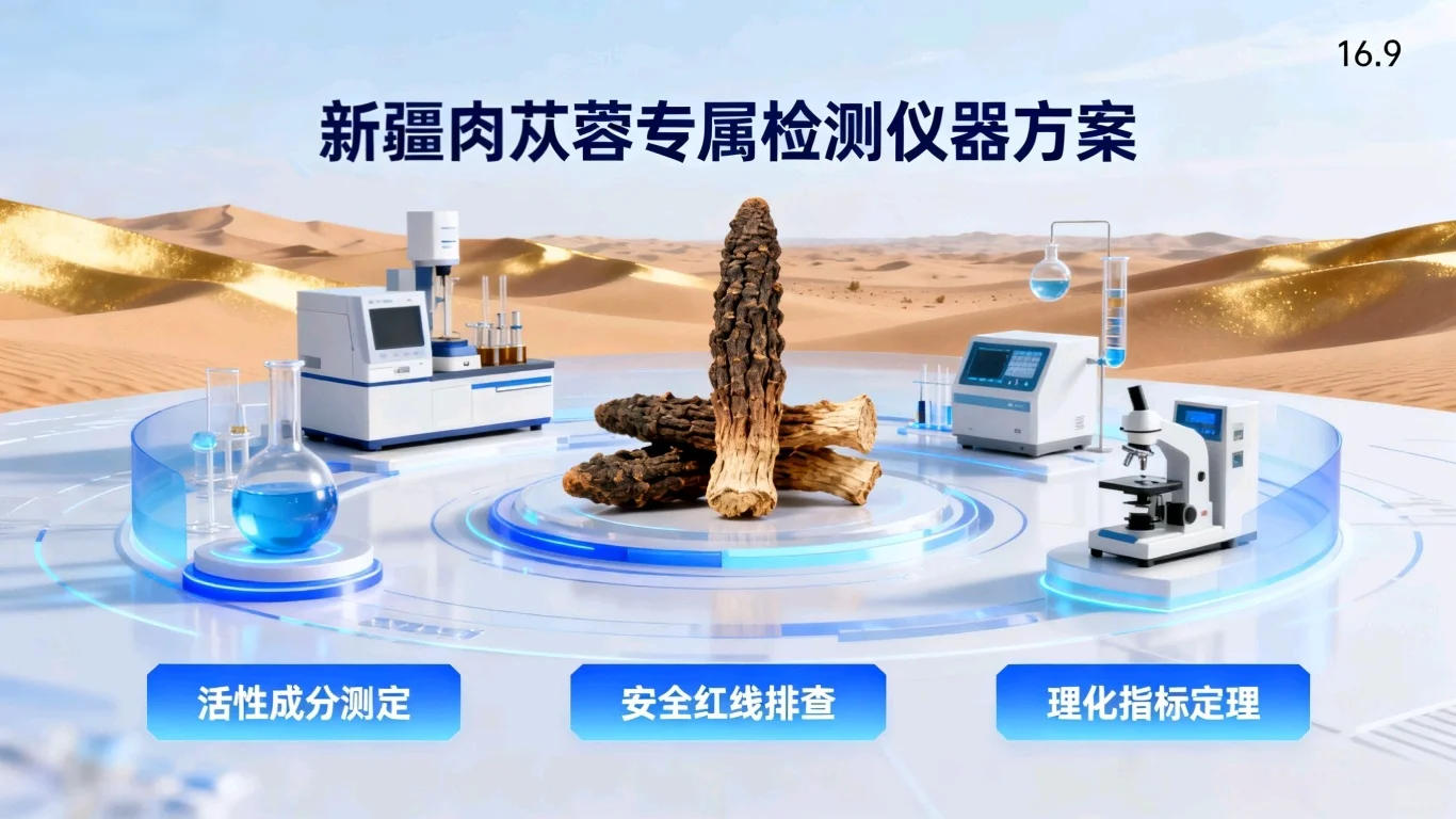 肉苁蓉检测仪器配置方案