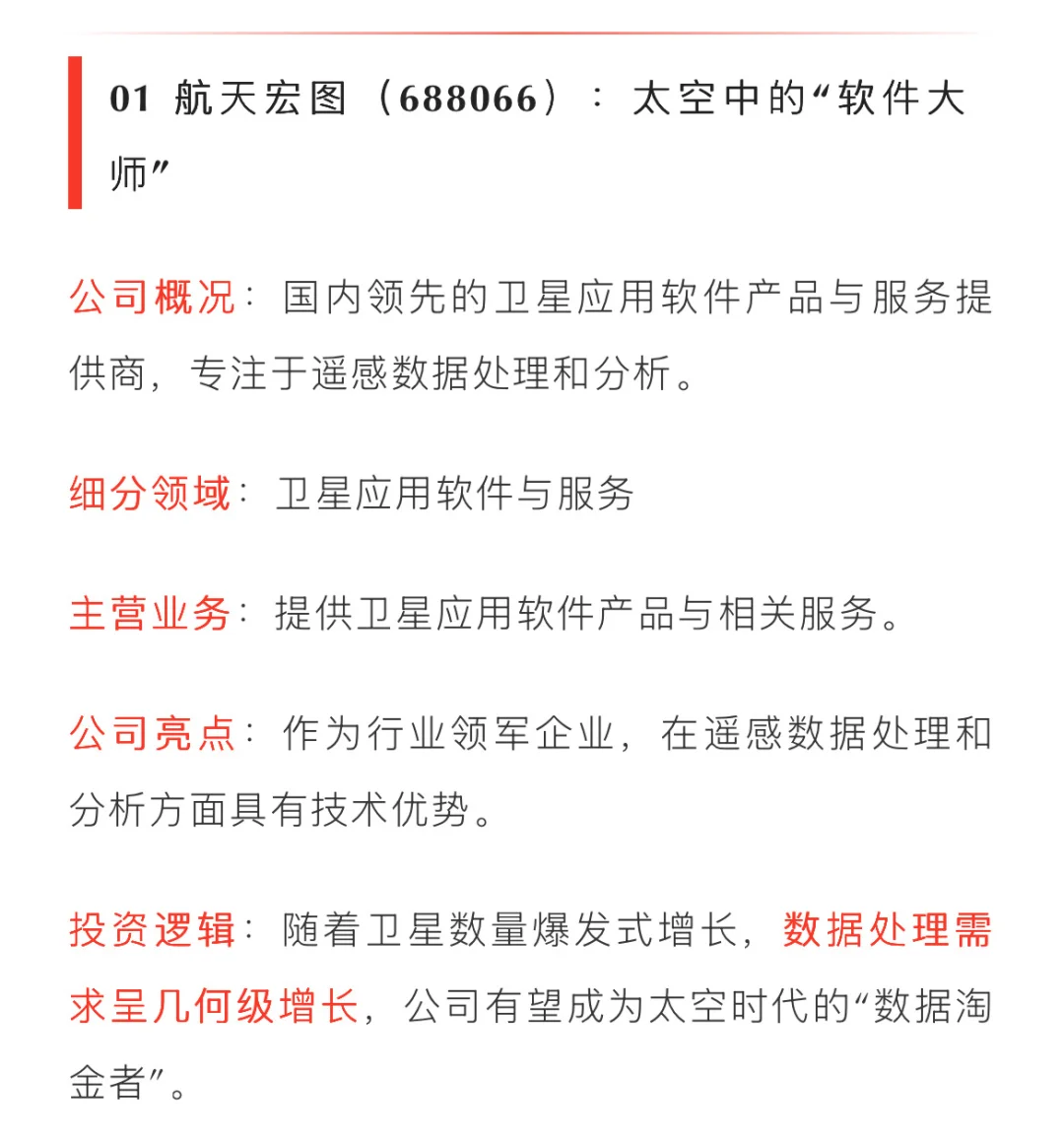 卫星通信十大核心企业