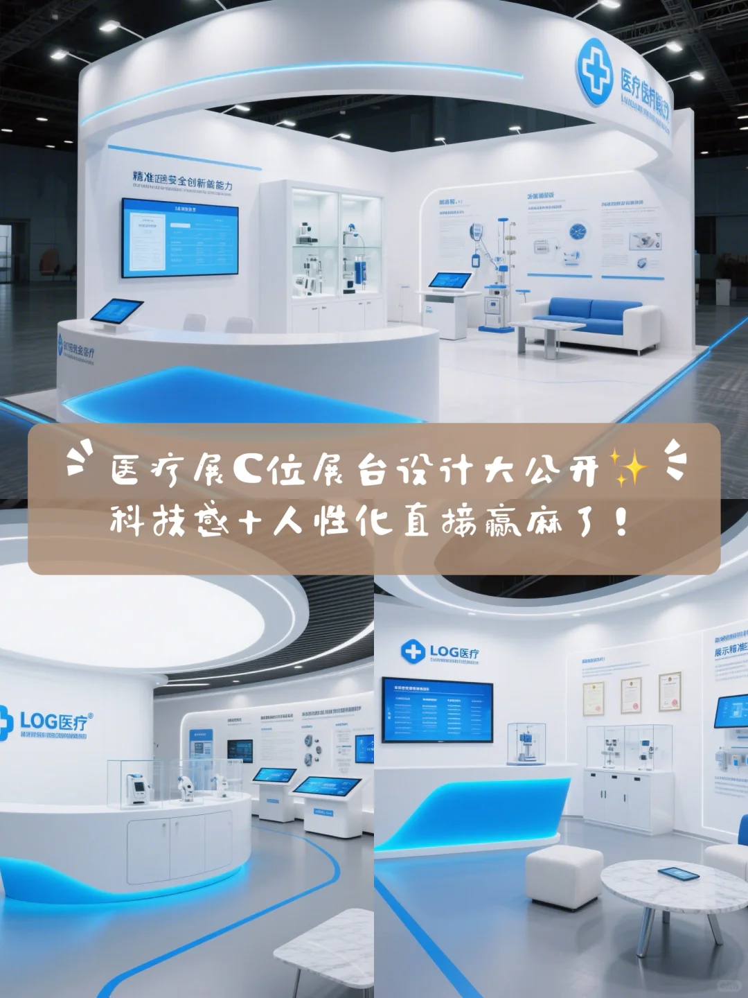 医疗器械展｜展台设计搭建一条龙｜Ai展台设计