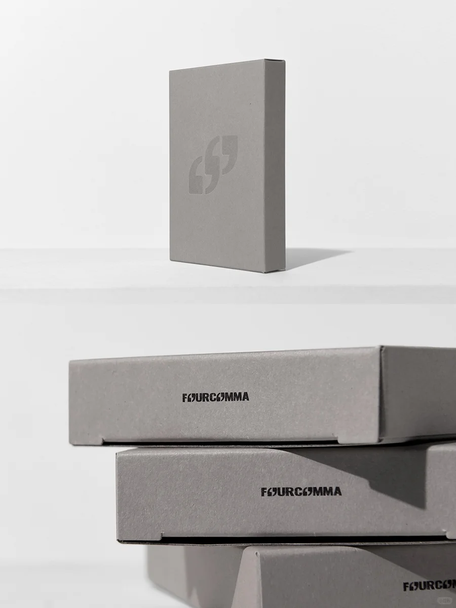 「越简单,越高级」高克重灰卡纸礼盒