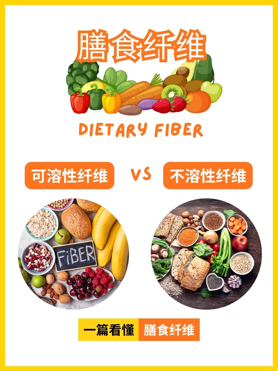 可溶?不可溶❗一篇看懂膳食纤维