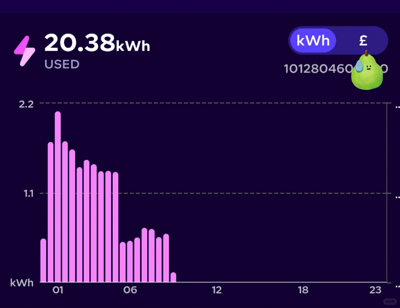小章鱼换了智能电表一天40度电
