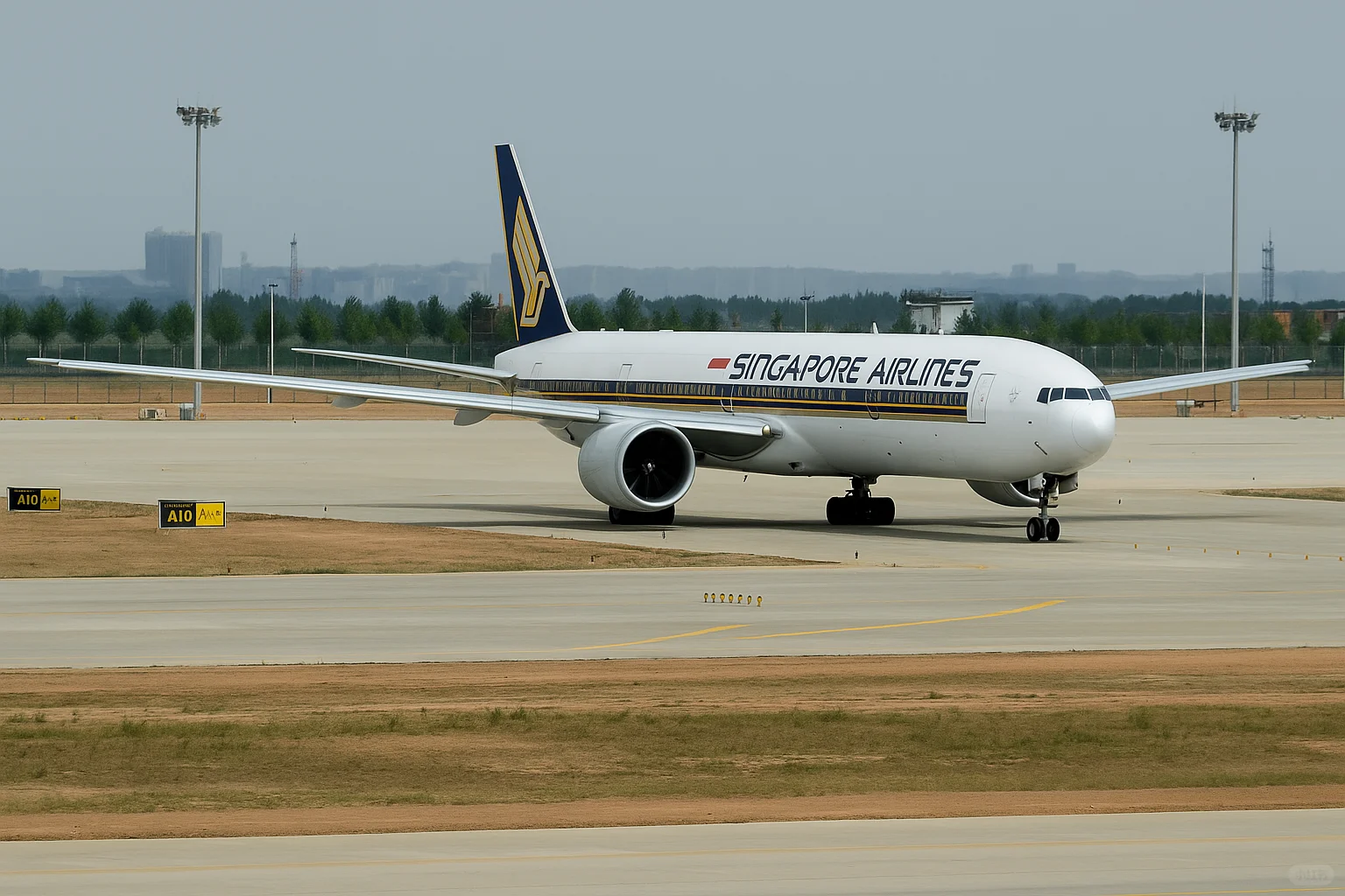 银川河东机场高光时刻,宽体机云集