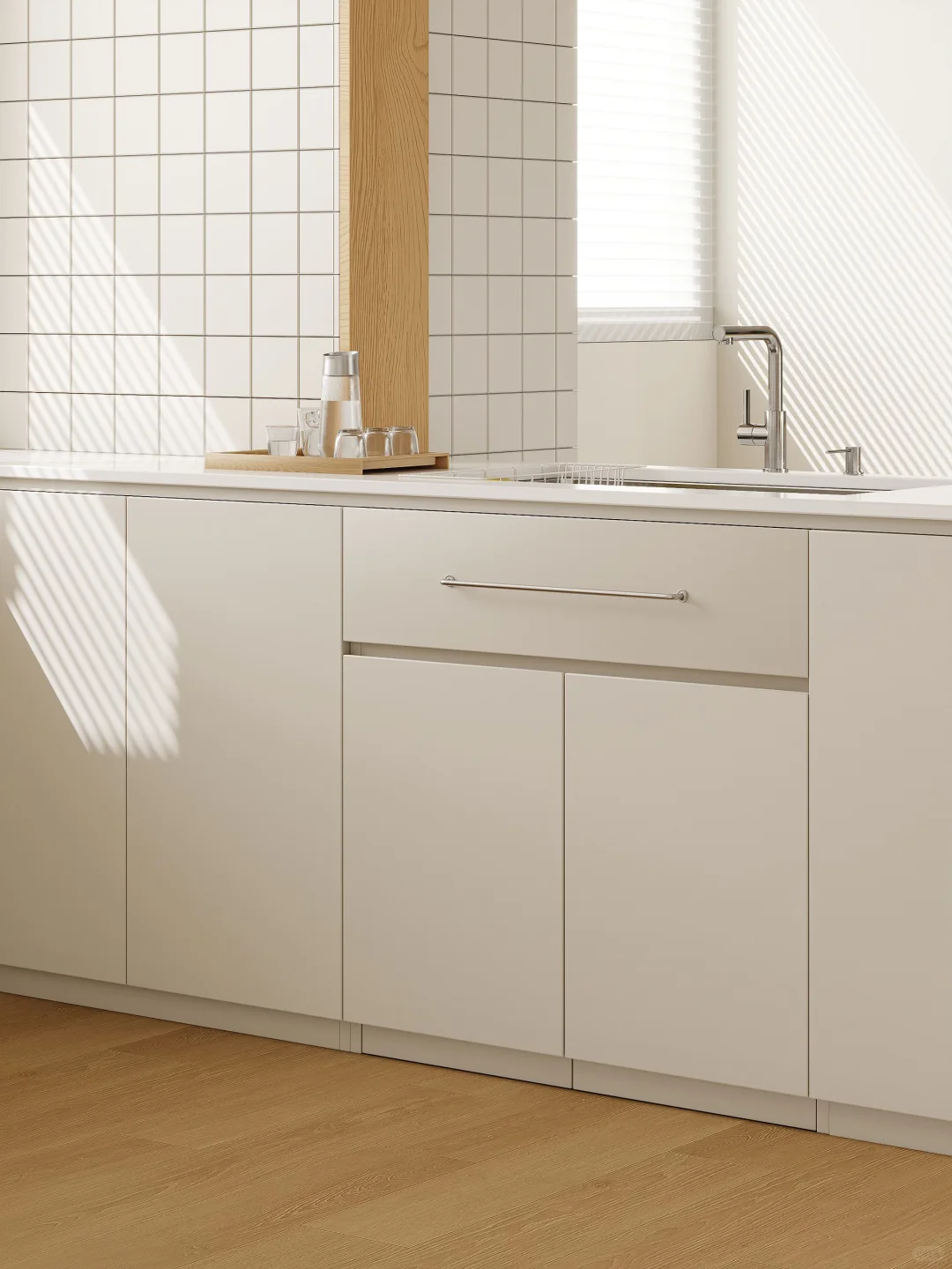 水槽下空间改造｜翻斗柜➕隐藏推车收纳力拉?