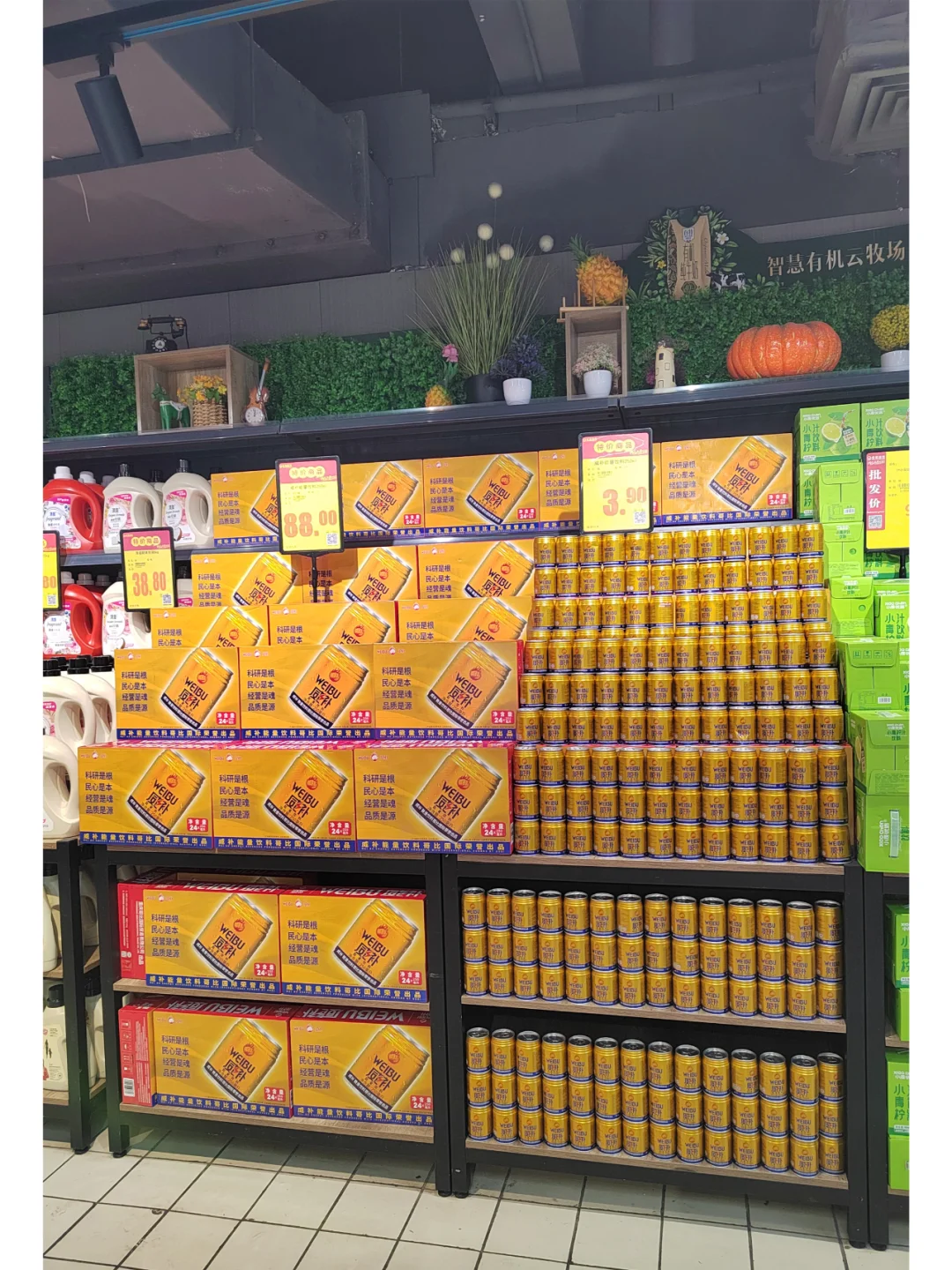 热烈庆祝威补能量饮料与金渝超市达成合作