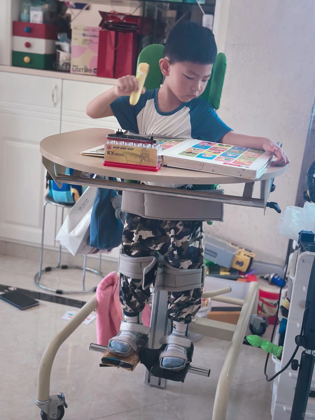 小闪的日常站床训练