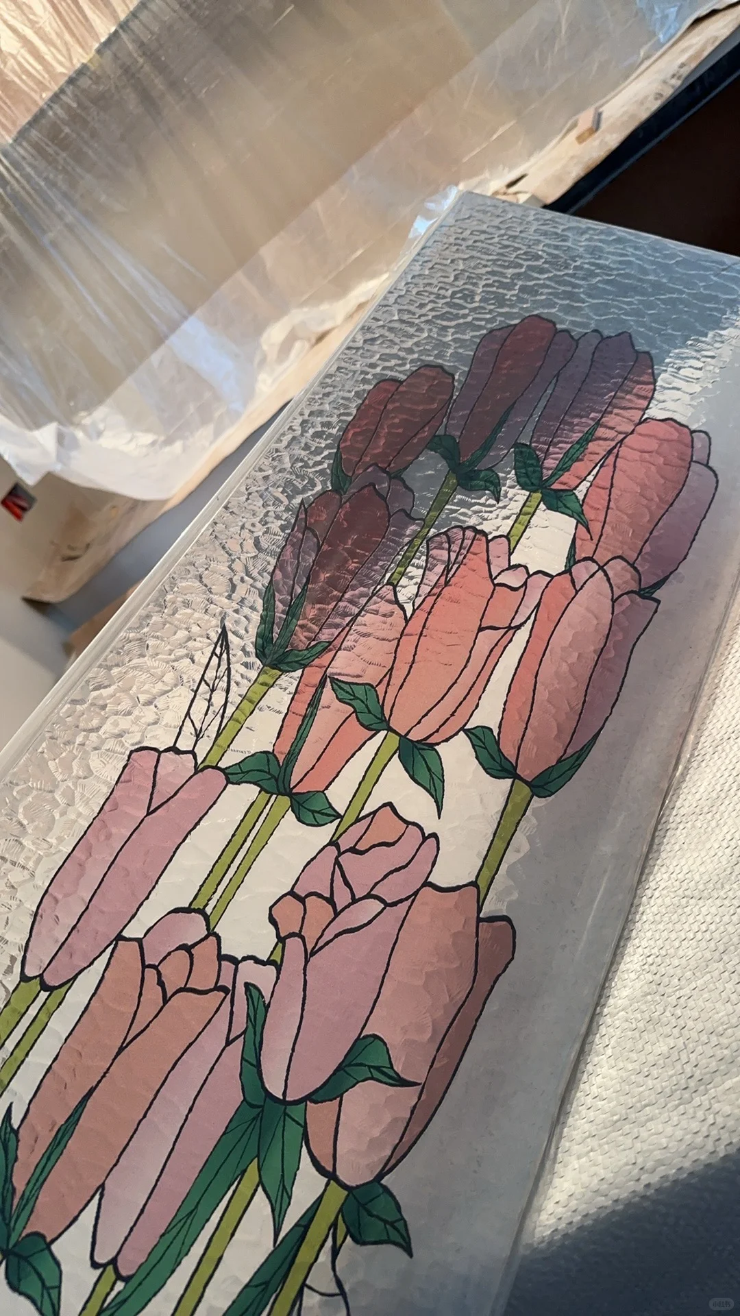 先看看你们美丽的屏风玻璃?（图五效果图）