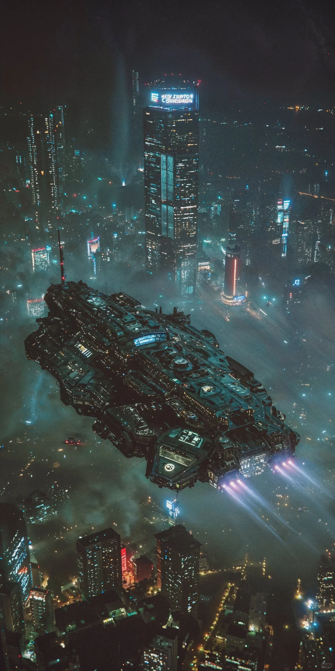 UFO外星舰队降临？城市秒变科幻片场