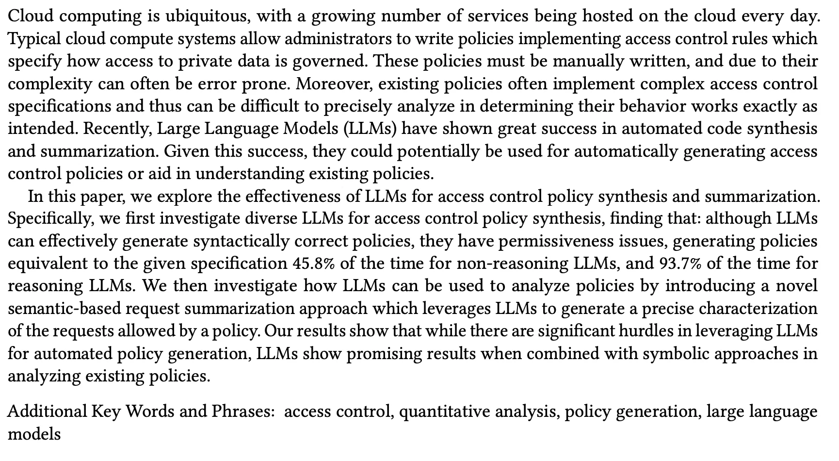 每日Paper:访问控制|LLM 实用?