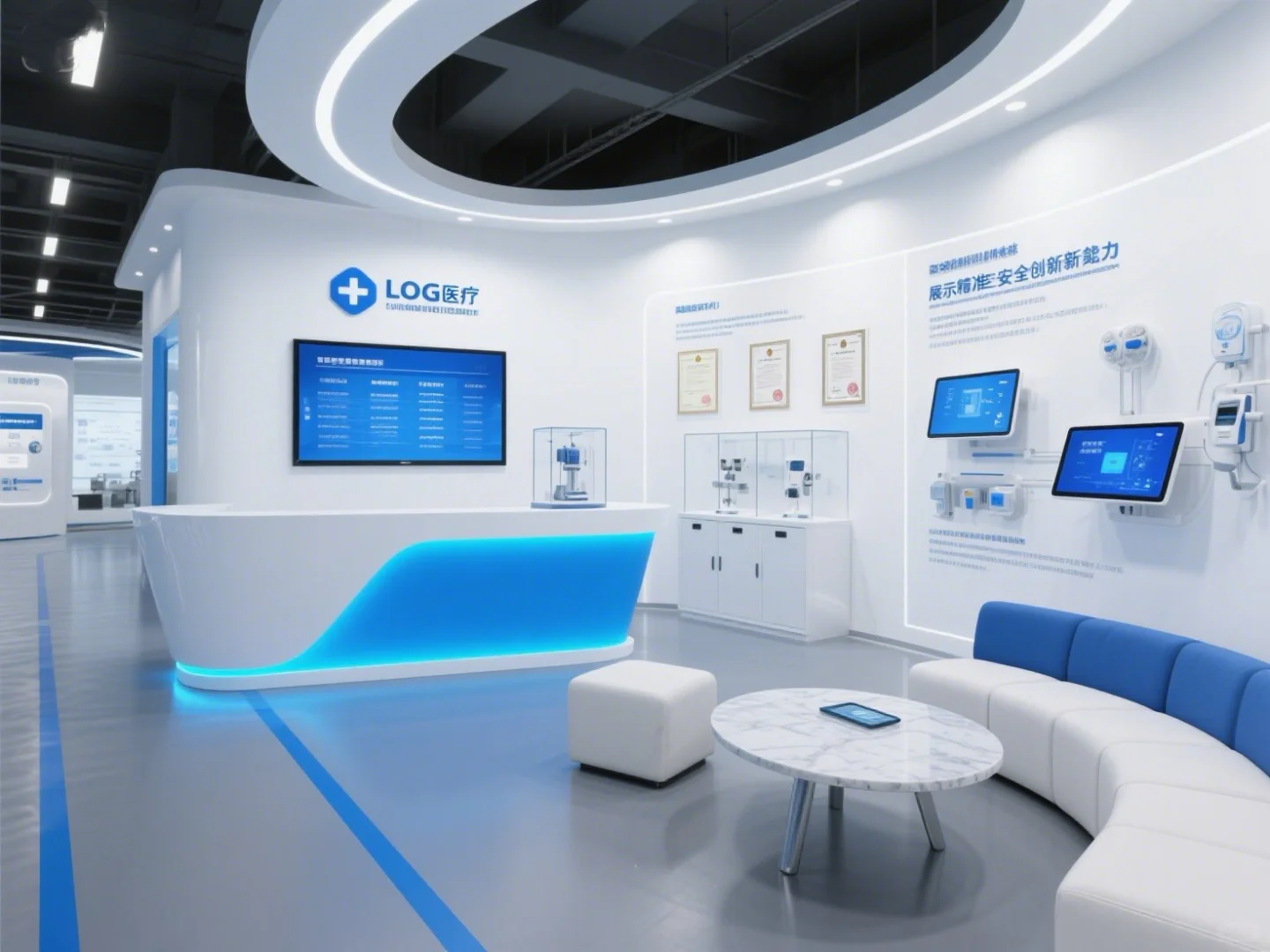 医疗器械展｜展台设计搭建一条龙｜Ai展台设计