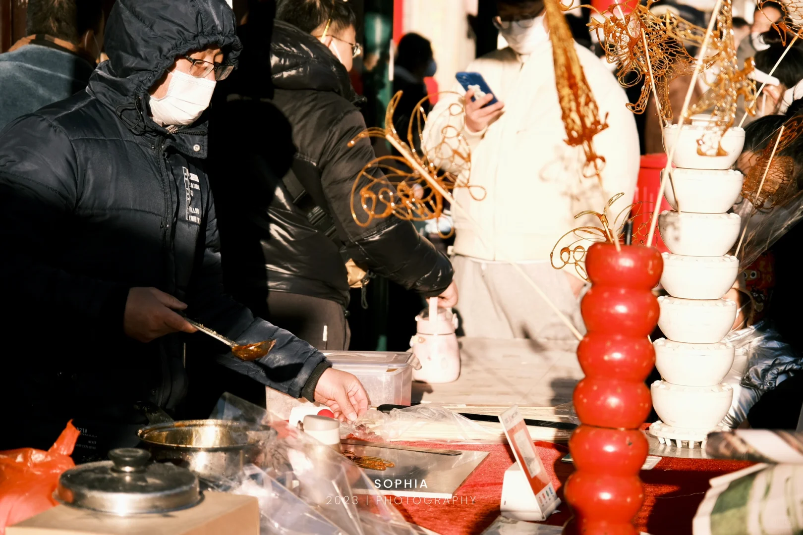 ?摄影｜天津的年味儿·古文化街糖画