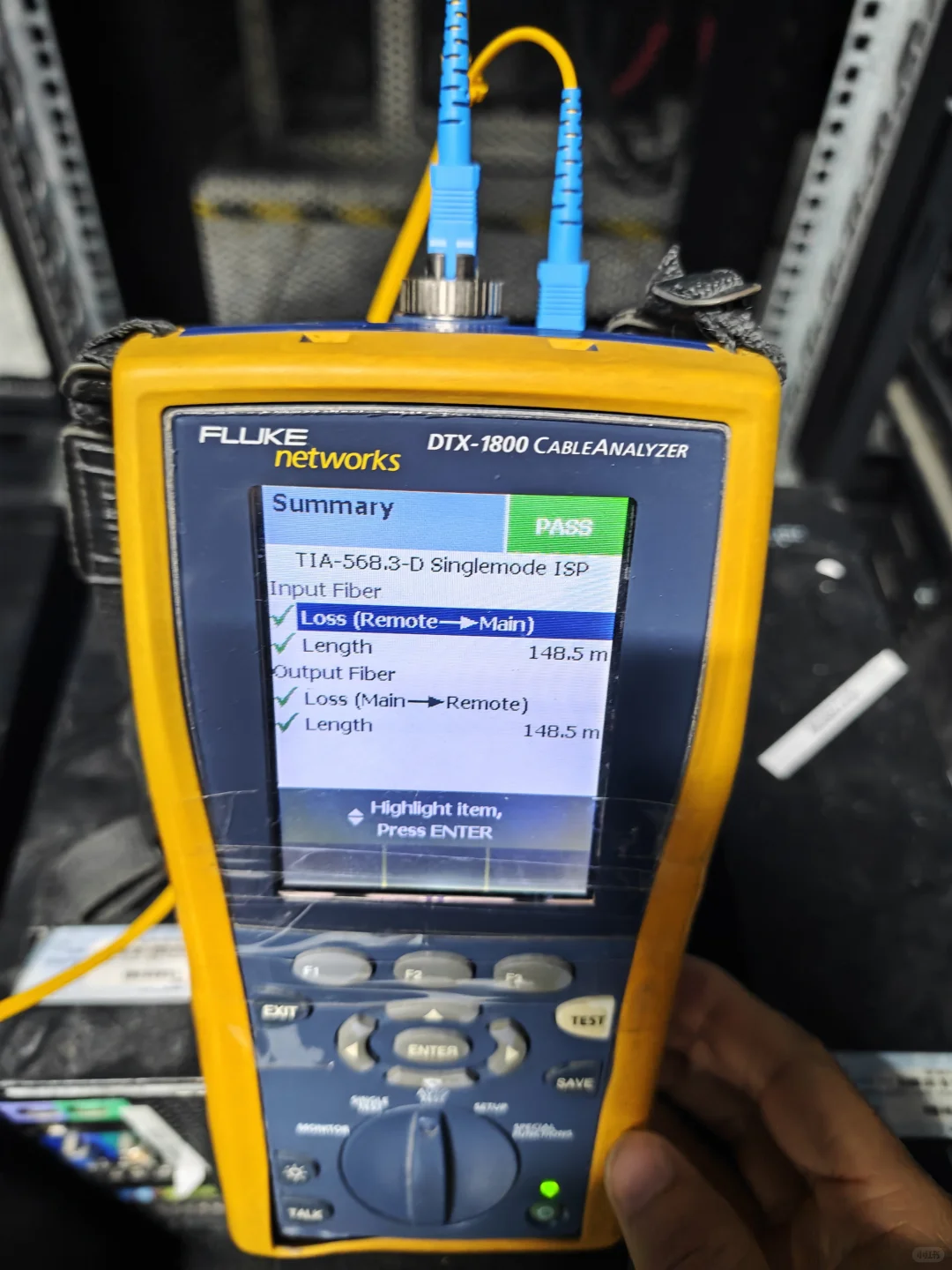 诺基亚，多么熟悉的名字，助力机房光纤测试