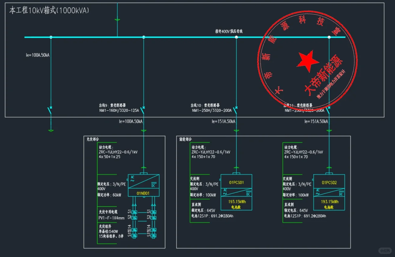 新能源光伏CAD图纸