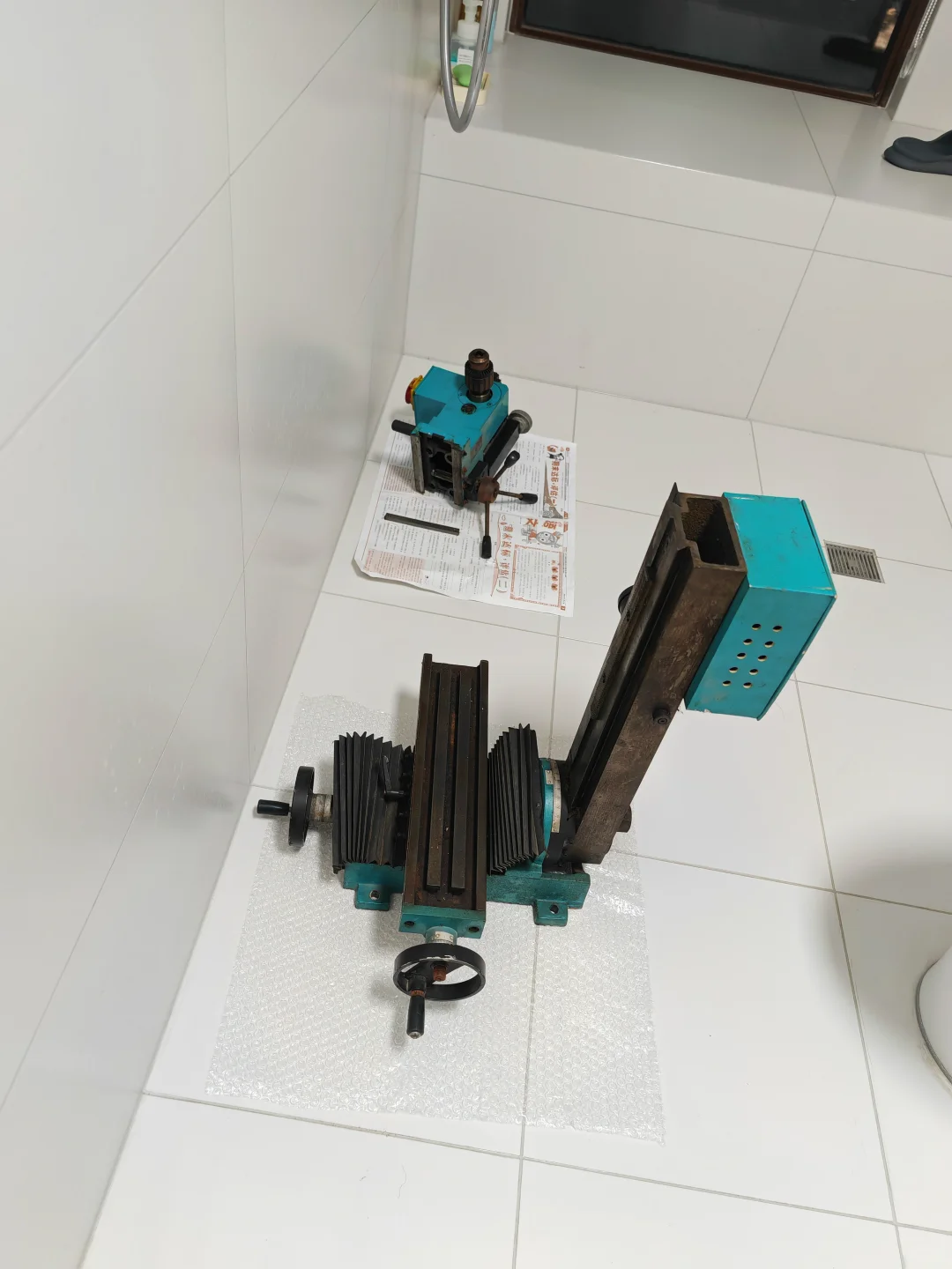 一台废旧铣床的新生