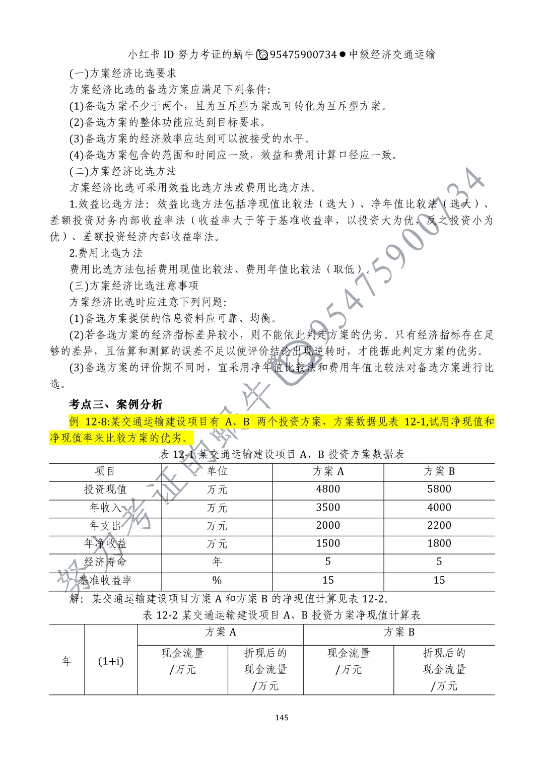 中级经济师交通运输第十一章运输业投融资