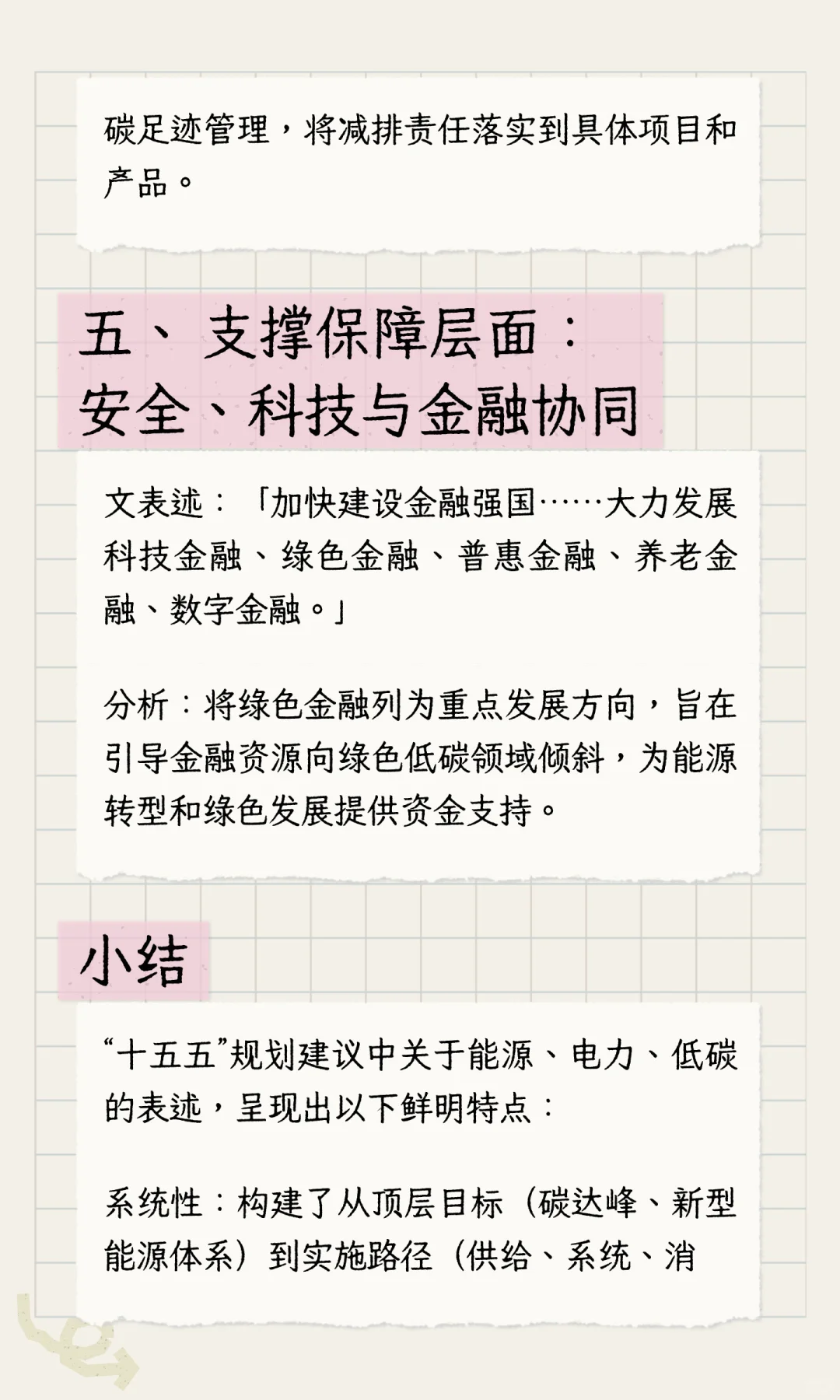 「十五五规划」中关于能源、绿色、低碳的阐
