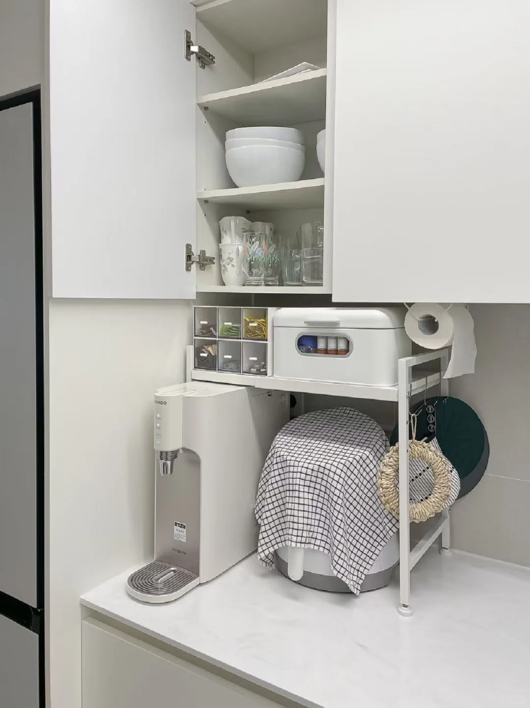 满足强迫症患者的完美厨房收纳成果!