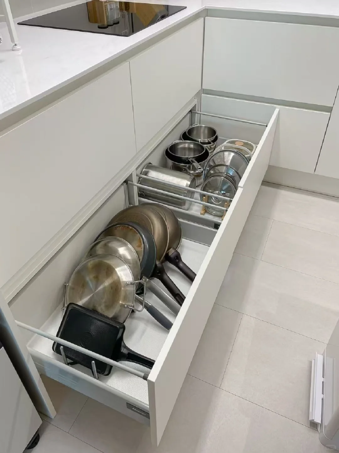 满足强迫症患者的完美厨房收纳成果!