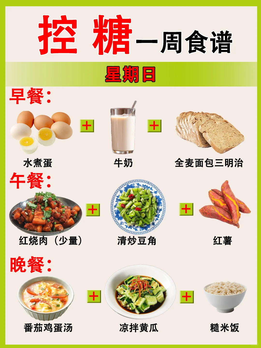 控糖饮食法减脂餐打卡减脂期吃什么健康养生