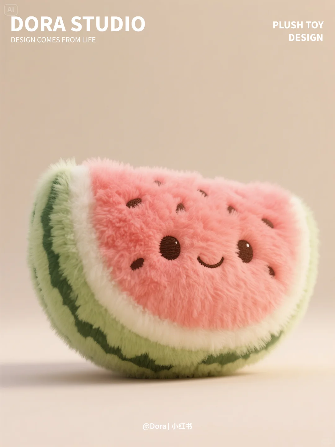 毛绒玩偶设计 | 西瓜玩偶