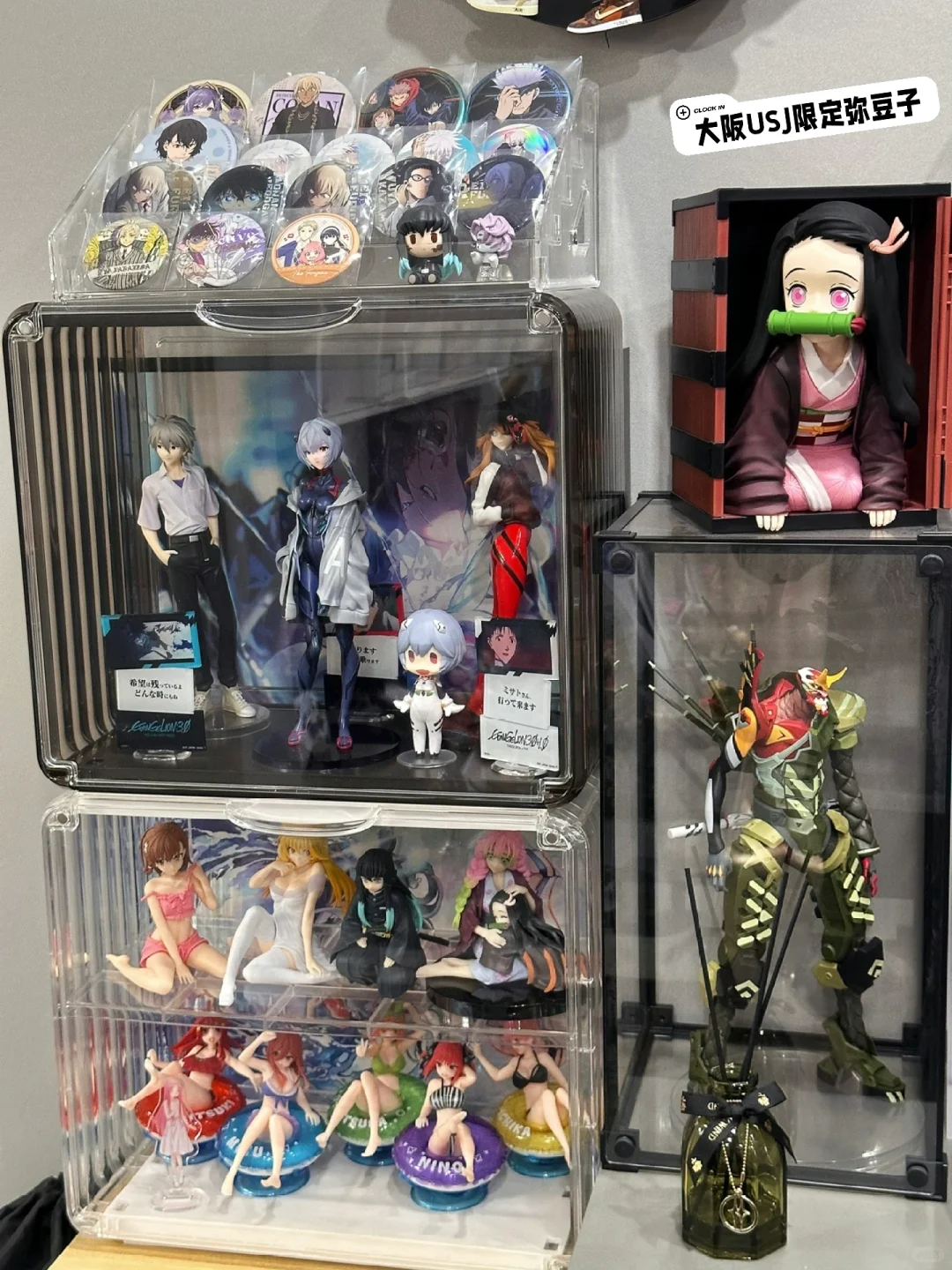 「日漫爱好者」分享一下入坑两年收藏的手办