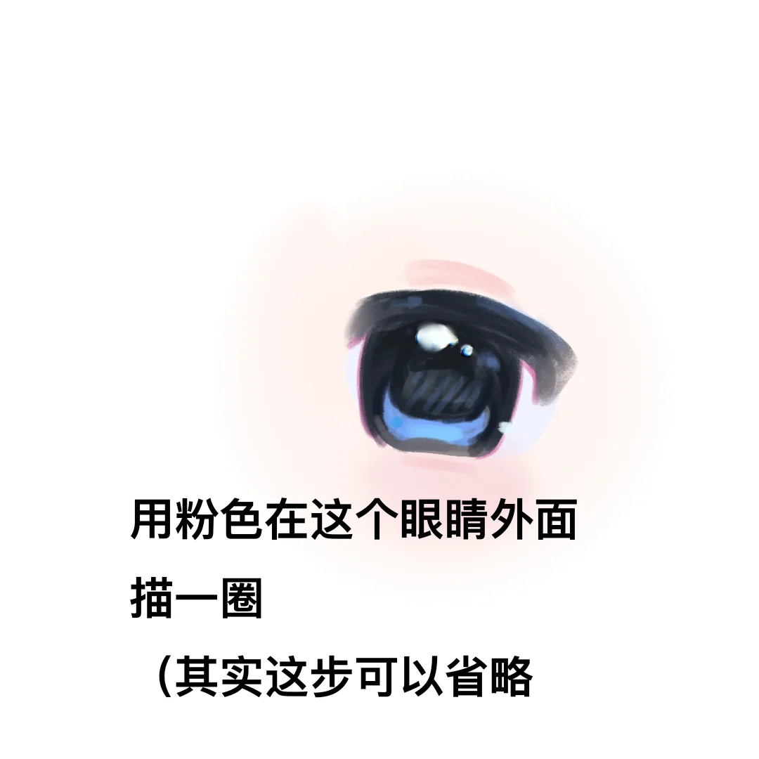 一个眼睛教程（没人看就很尴尬