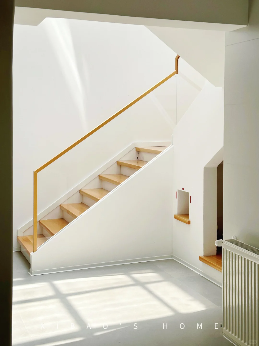 ?花一万七做了实木超白玻楼梯丨附详细尺寸