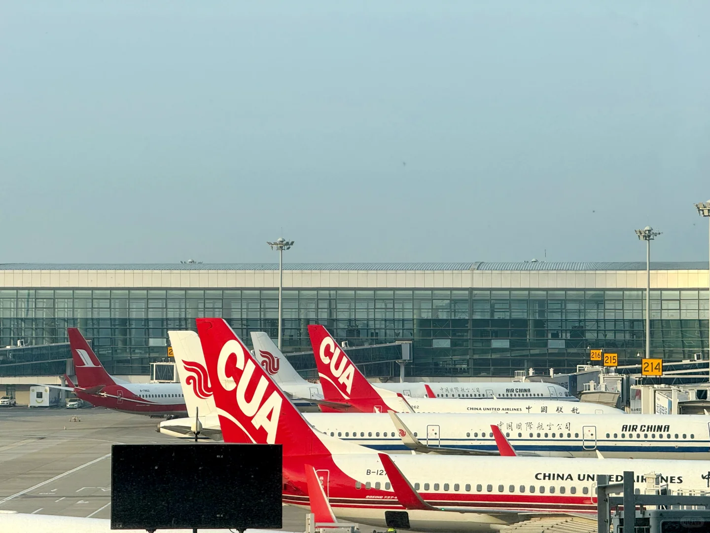 交换一张你在航站楼里拍的飞机✈