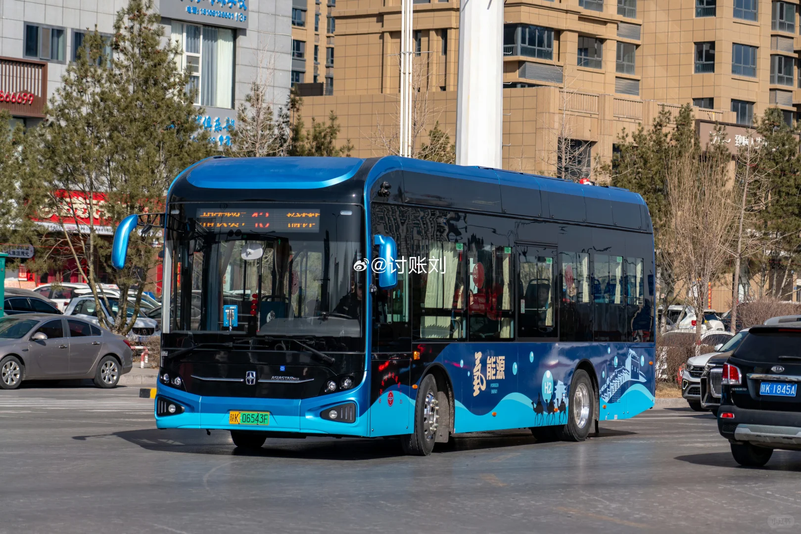 陕西首批氢能公交|榆林公交新车速递～1