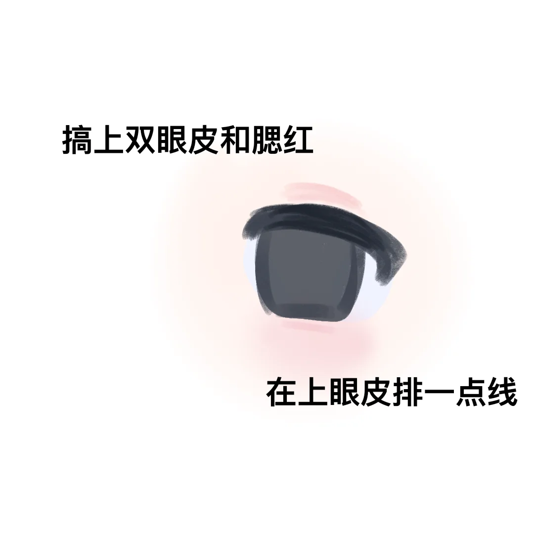 一个眼睛教程（没人看就很尴尬