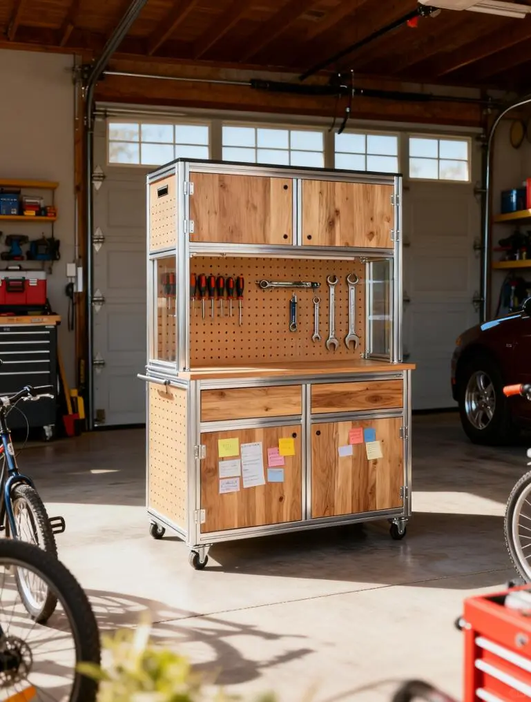 ?工具控狂喜!这工具柜秒变工业风实验室