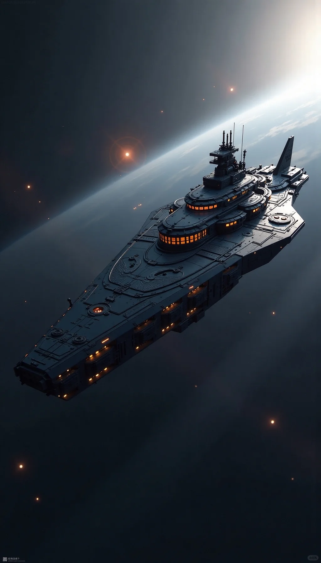 各种式样的太空飞船