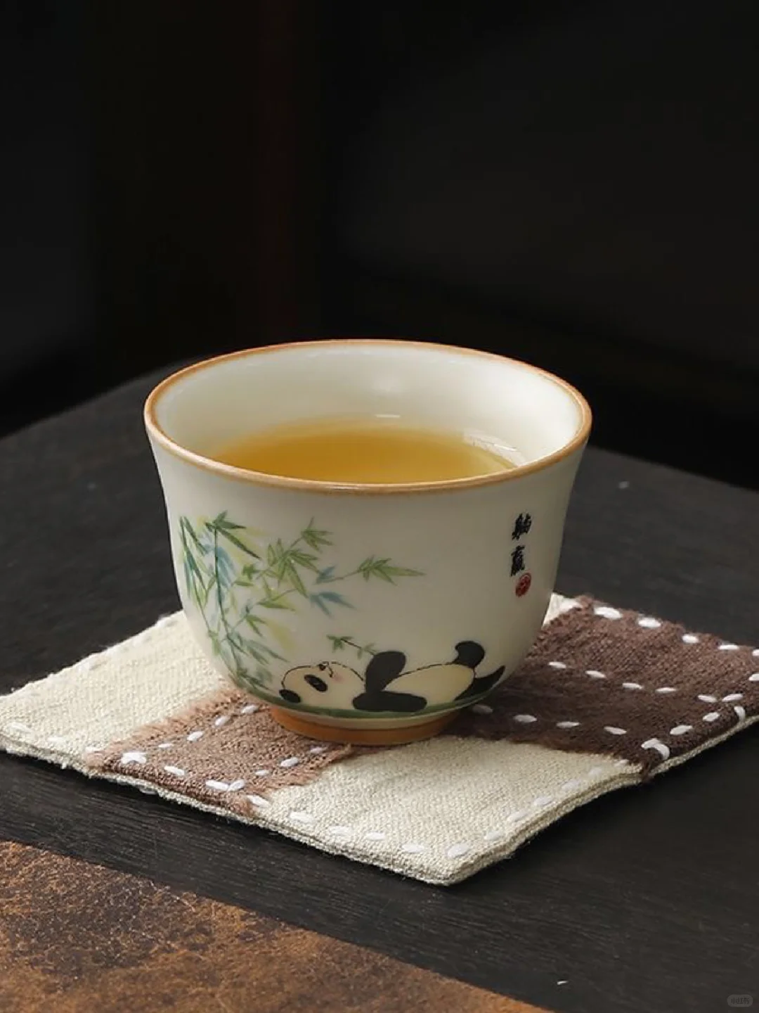 铁瓷们!这个熊猫茶杯怎么领?