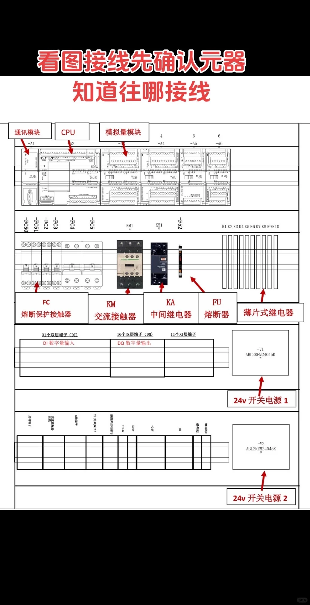 电气小白进阶识图