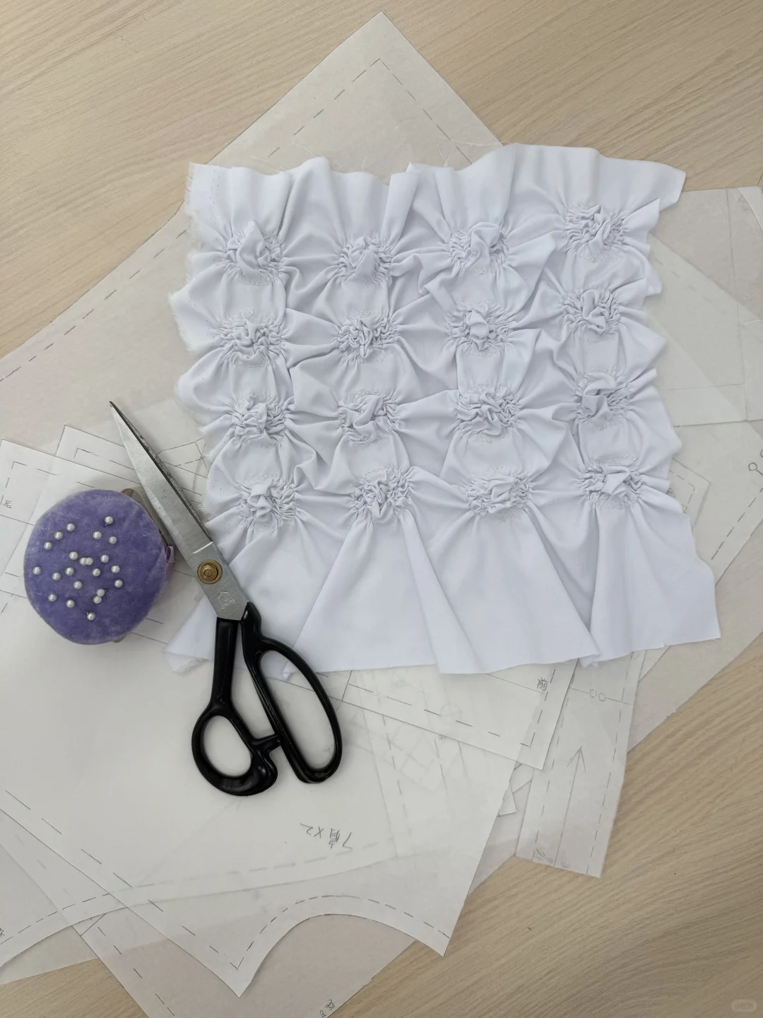 面料再造｜仿生花卉褶皱教程