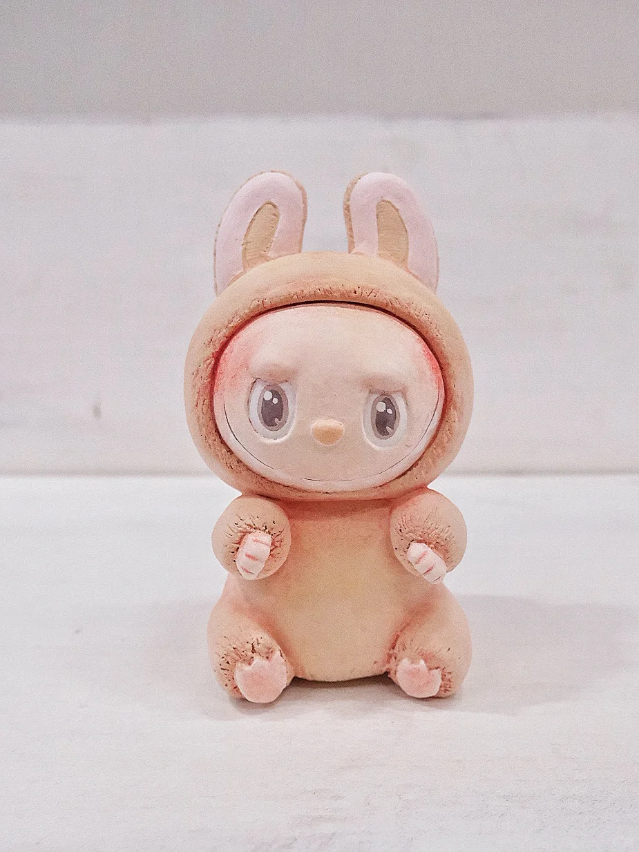 宝子的陶瓷拉布布烧出来了?