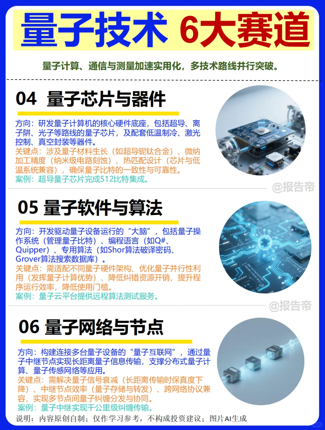 量子技术 浪潮来袭～1天1条产业链