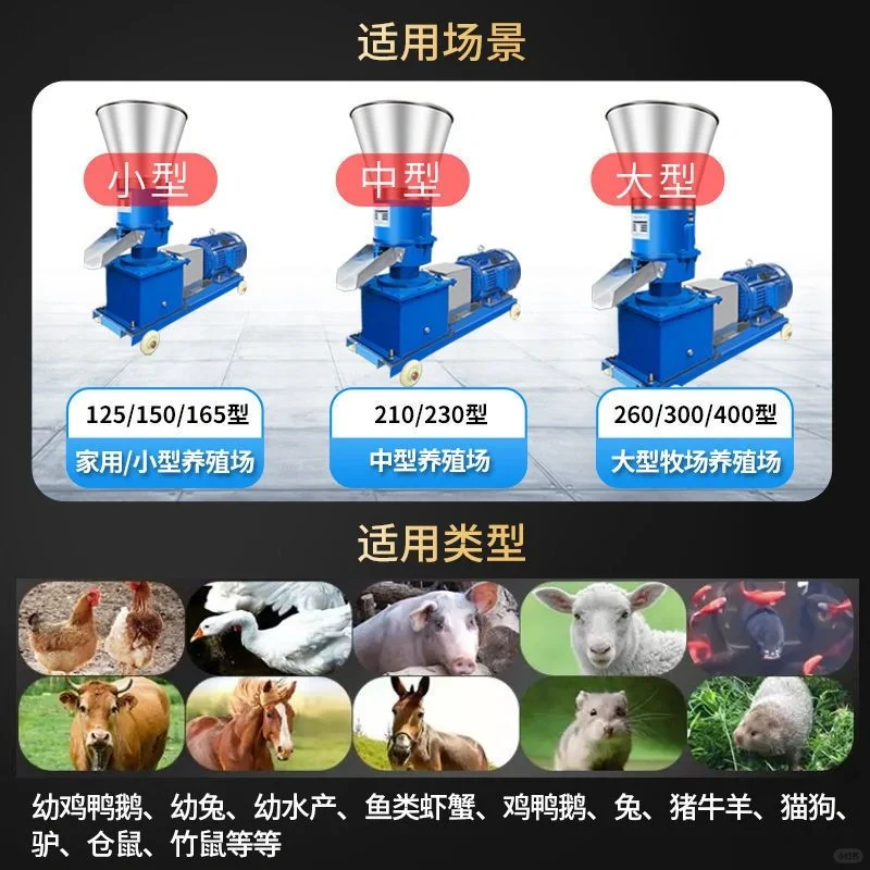 时产160-4000斤饲料颗粒机，畜牧养殖设备