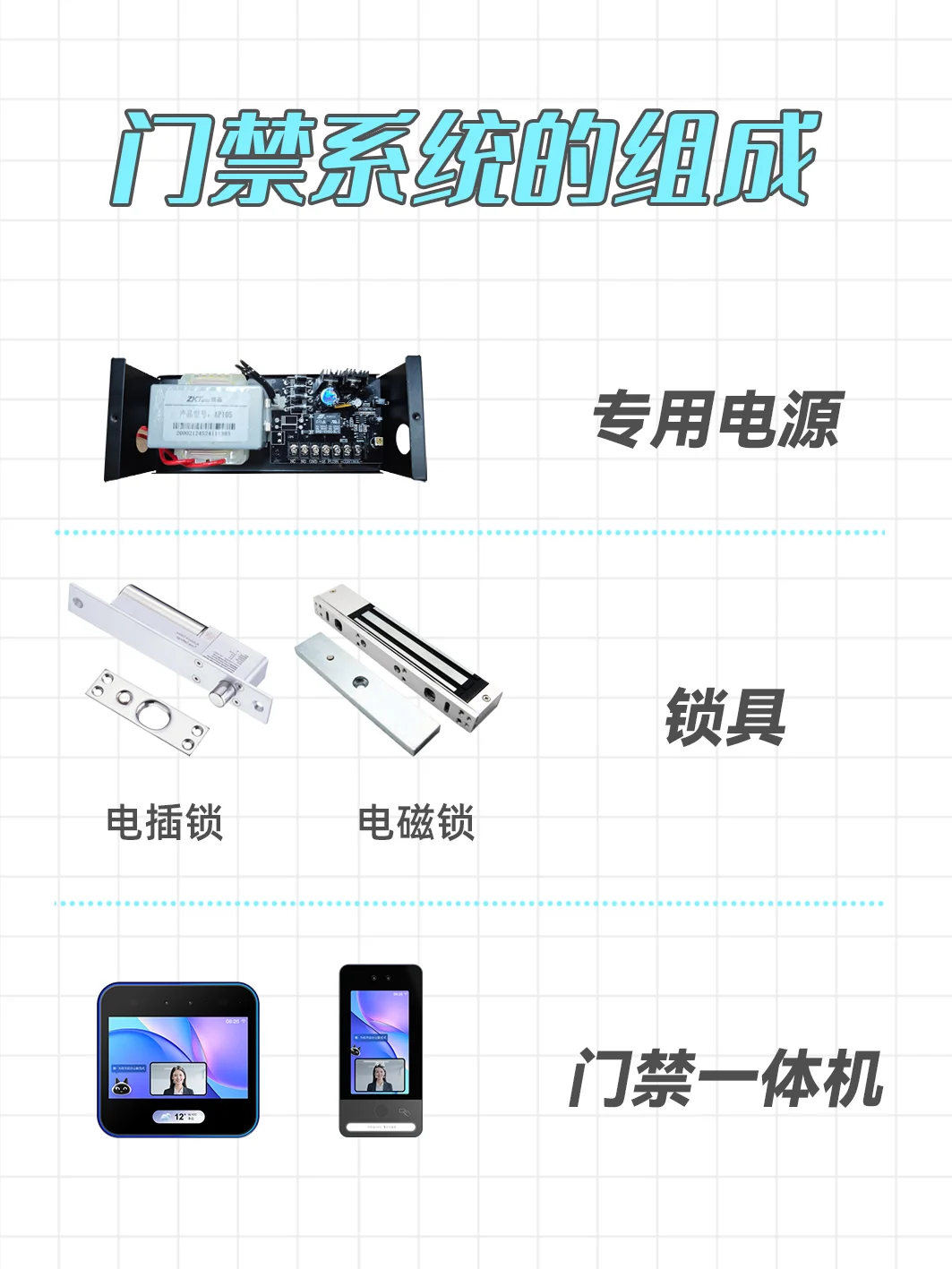 门禁系统的主要组成设备