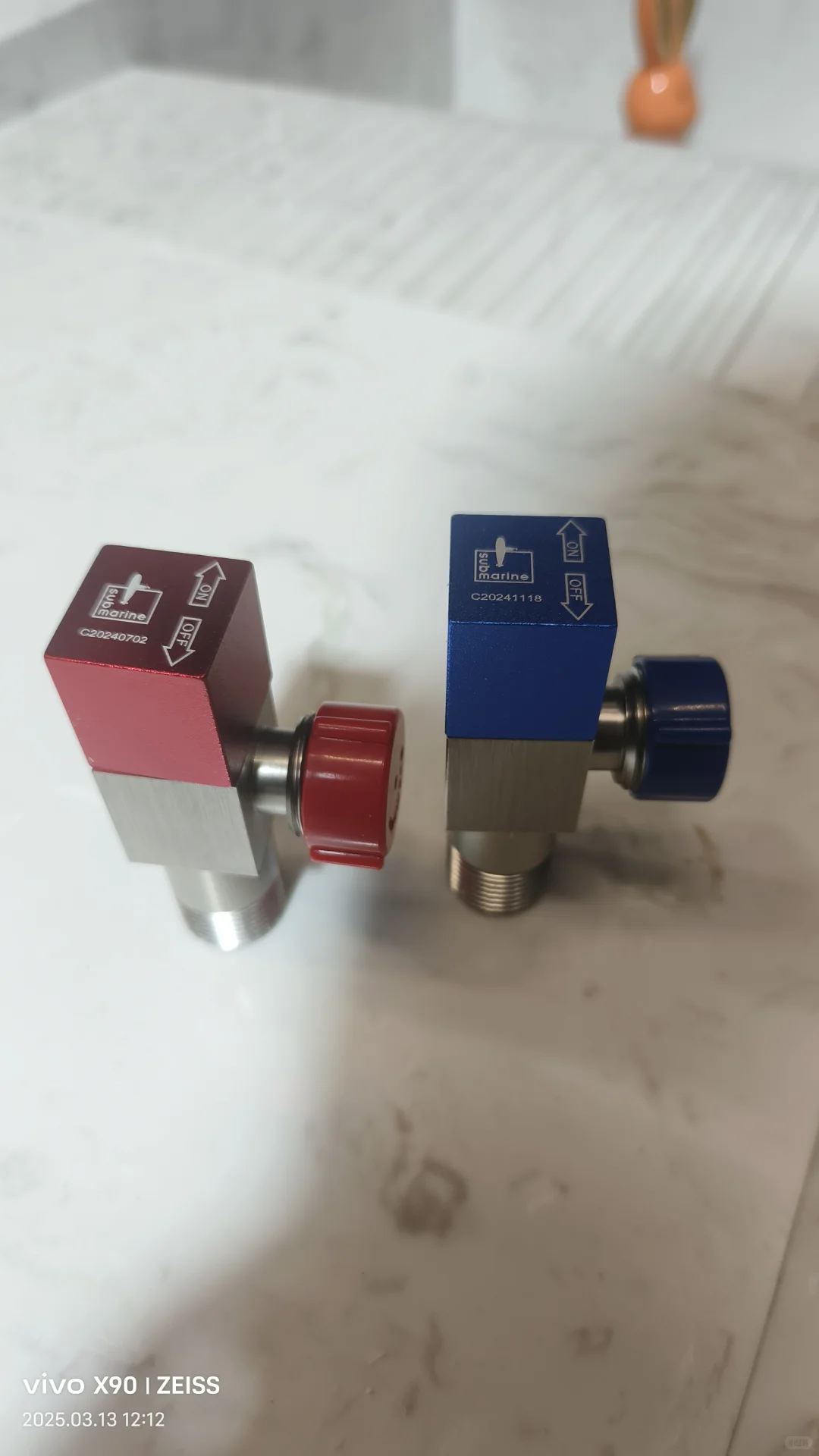 潜水艇带止回阀的三角阀