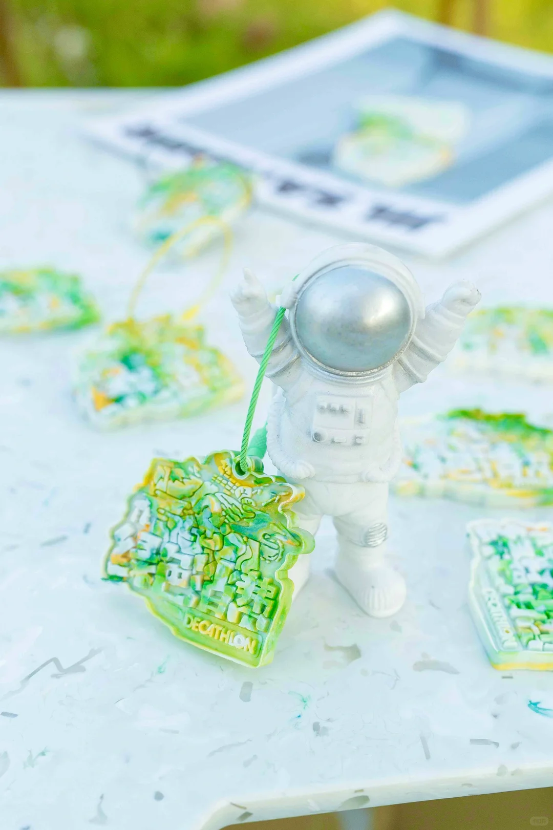 绿色生活:废塑料瓶盖钥匙扣